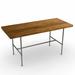 Union Rustic Helwig Rectangle Table, Wood in Red | 43.5 H x 36 D in | Wayfair F484F75927DB40B89D052C4887BD9E30