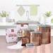 Everly Quinn Hammered Kitchen Canister Metal | 8.5 H x 6.75 W x 6.75 D in | Wayfair F578437FCC3243319AE068EE03A04B01