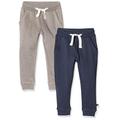 MINYMO Jungen 2er Pack Sweat Pants/Freizeithose Hose, Mehrfarbig (Ensign Blue/Grau 794), (Herstellergröße:104)