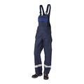 JAK Workwear 12-12003-046-104-82 Modell 12003 EN ISO 1149-5 Antiflame Latzhose, Marine/Königsblau, EU 58/104 Größe, 82cm Schrittlänge