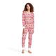 Little Blue House by Hatley Baby Bear & Moose Family Onesie, Red (Adult Union Suit-Bear Fair Isle 600), Medium (Size:Medium)