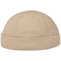 Stetson Ocala Cotton Docker Cap Men - Docker hat Made of 100% Cotton - Docker hat with Factor 40 UV Protection - Summer/Winter Beige XL (60-61 cm)