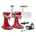 KitchenAid OMNIFOOD KIT (5KSMFGA + 5KSMFVSP + 5KSMVSA) 5KSM2FPPC, Stahl