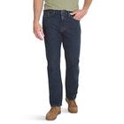 Wrangler Authentics Men's Classic Five-Pocket Regular Fit Straight Leg Jean, Dark Indigo Flex, 32W / 29L