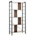 Costway 4-Tier Industrial Freestanding Bookshelf with Metal Frame