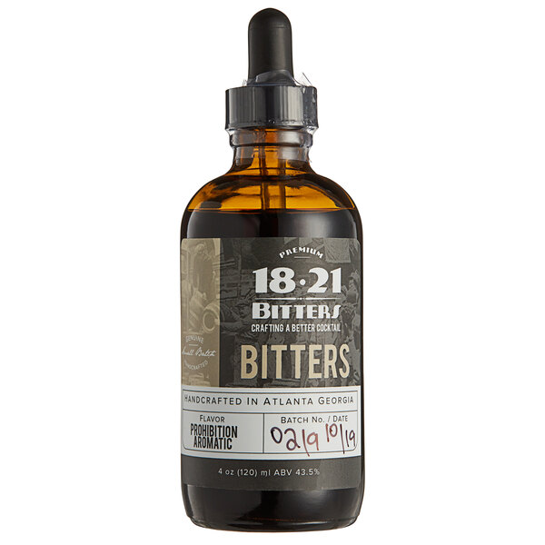 18.21 Bitters Prohibition Aromatic Bitters 4 fl. oz.
