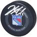 Jacob Trouba New York Rangers Autographed 2019 Model Official Game Puck