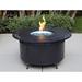 Gracie Oaks Pete Aluminum Propane Fire Pit Table Aluminum in Black/Brown/Gray | 24 H x 47 W in | Wayfair 2300F5A26B664D6481F0C672FB630864