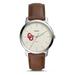 Men's Fossil Oklahoma Sooners The Minimalist Leather Watch
