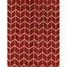 Brown/Red 108 x 1 in Rug - Isabelline One-of-a-Kind Senac Trellis Oriental Hand-Knotted 9' 0" X 0' 0" Red/Burgundy Area Rug | Wayfair