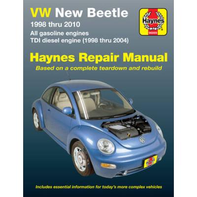 Vw New Beetle 1998 Thru 2010 Haynes Repair Manual: All Gasoline Engines - Tdi Diesel Engine (1998 Thru 2004)