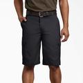 Dickies Men's Flex Regular Fit Cargo Shorts, 11" - Black Size 38 (WR556)