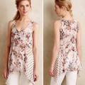 Anthropologie Tops | Anthropologie Vanessa Virginia Garden Pop Top | Color: Cream/Pink | Size: Xs