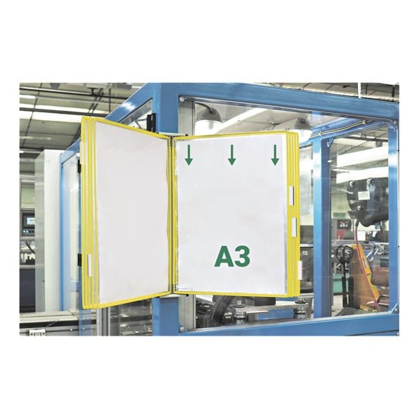 Tarifold Wandelement A3 mit 10 Sichttafeln gelb Image