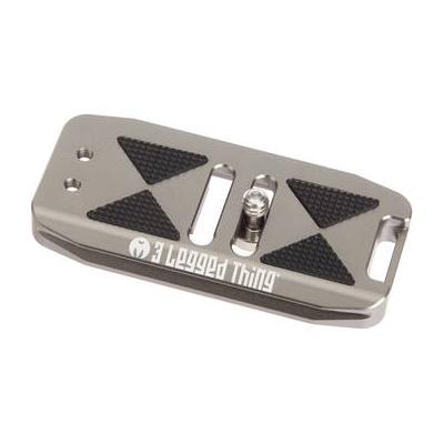 3 Legged Thing BASE85 Arca-Swiss Compatible 85mm Wide Quick Release Plate (Metallic Slate/ BASE85-G