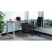 Upper Square™ Goodwin 3 Piece Rectangular Computer Desk Office Set w/ Chair Metal in Gray | 25"H x 48"W x 24"D | Wayfair