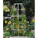 TerraTrellis Toki Steel Obelisk Trellis Metal/Steel in Indigo | 58 H x 24 W x 24 D in | Wayfair TBTA100