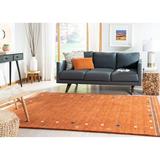 Brown 72 x 0.78 in Indoor Area Rug - AllModern Danette Wool Rust Area Rug Wool | 72 W x 0.78 D in | Wayfair 7EF91491BE764FAE9B488F0FF3FA6C85