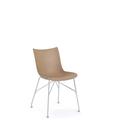 Kartell P/Wood Side Chair Wood in Brown | 32.28 H x 20.08 W x 21.85 D in | Wayfair 4911/CC
