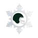 The Holiday Aisle® Personalized Friendly Folks Cartoon Snowflake Football Helmet Christmas Holiday Shaped Ornament Plastic in Black | Wayfair