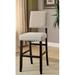 Darby Home Co Purnell Side Chair in Antique Black Upholstered/Fabric in Brown | 48 H x 23 W x 19.13 D in | Wayfair 32AE498A387546D6AB2BFE8475DA712A