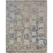 Gray 42 x 0.75 in Area Rug - Corrigan Studio® McDougal Geometric Handmade Area Rug Viscose/Wool | 42 W x 0.75 D in | Wayfair