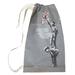 East Urban Home Banksy Graffiti Graffiti Is a Crime Laundry Bag Fabric in White | Large (36" H x 28" W x 1" D) | Wayfair