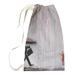 East Urban Home Banksy Graffiti Business Man Walking Little Girl in Rainbow Rain Laundry Bag Fabric in White | 36 H in | Wayfair