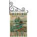 Breeze Decor Live Life Lake 2-Sided Burlap 19 x 13 in. Garden Flag in Green | 18.5 H x 13 W x 0.1 D in | Wayfair BD-OU-GS-109072-IP-DB-03-D-US18-WA