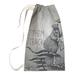 East Urban Home Banksy Graffiti Let Them Eat Crack Laundry Bag Fabric in White | Large (36" H x 28" W x 1" D) | Wayfair