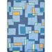 Blue 64 x 0.5 in Area Rug - Joy Carpets Kid Essentials Outside the Box Area Rug Nylon | 64 W x 0.5 D in | Wayfair 1711C-01