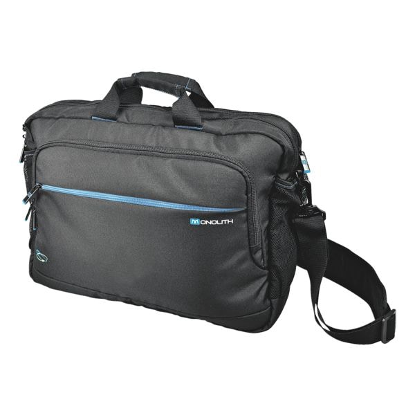 Monolith Hybrid-Laptoptasche aus Recyclingmaterial »Blue Line« (15,6''), 41x31x11 cm Image