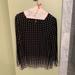 J. Crew Tops | Black And White Polka-Dot Ombr Blouse - Jcrew | Color: Black/White | Size: 4