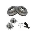 2000-2006 Chevrolet Suburban 2500 Front Brake Pad and Rotor and Wheel Hub Kit - DIY Solutions