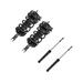 2004-2006 Scion xB Front and Rear Shock Strut and Coil Spring Kit - TRQ SKA61038