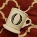 Anthropologie Dining | Anthropologie Monogram Mug Letter O | Color: Black/White | Size: Os