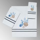 Blue Lagoon Bath Towel Set Off White Bath Hand Fingertip, Bath Hand Fingertip, Off White