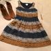 Anthropologie Dresses | Anthropologie Crochet Dress | Color: Blue/Gold/Gray | Size: 10