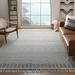 Blue/Navy 60 x 0.39 in Indoor Area Rug - Langley Street® Aldeline Southwestren Handmade Flatweave Ivory/Navy Area Rug | 60 W x 0.39 D in | Wayfair