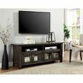 Wildon Home® Hessville TV Stand for TVs up to 70" Wood/Glass in Brown | 24 H in | Wayfair 0DB3380AB9634BC0A7F9206A9045E082