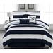 Longshore Tides Kaius Microfiber Comforter Set Polyester/Polyfill/Microfiber in Blue/Navy | Twin Comforter + 4 Additional Pieces | Wayfair