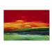 Wrought Studio™ Island Sky 2 by Hilary Winfield - Print on Canvas in White | 30 H x 47 W x 2 D in | Wayfair ALI0721-C3047GG