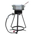 King Kooker 1-Burner Propane Deep Fryer Steel in Black/Gray | 29 H x 20 W x 20 D in | Wayfair 1224