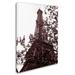 Ophelia & Co. 'Eiffel w/ Tree' Photographic Print on Wrapped Canvas in White | 47 H x 30 W x 2 D in | Wayfair KY0041-C3047GG