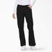 Dickies Women's Eds Signature Flare Leg Cargo Scrub Pants - Black Size 5Xl (86206)