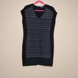 Athleta Dresses | 3/$30 Athleta Sweater Dress Size Small | Color: Black/Gray | Size: S