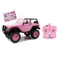 Dickie Toys 251106003 RC Jeep Wrangler, RC SUV Girlmazing, Ferngesteuertes Auto, RC Auto, Spielzeugauto mit 2-Kanal-Funkfernsteuerung, 2,4 GHz, Turbo, inkl. Sticker, ab 6 Jahren