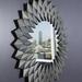 Cyan Design Beams Rustic Accent Mirror, Glass | 44 H x 44 W x 1.5 D in | Wayfair 10760