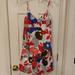 American Eagle Outfitters Dresses | Ae Vibrant Floral Sundress | Color: Red/White | Size: 4