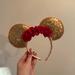 Disney Accessories | Beauty And The Beast Minnie Ears Headband Disney | Color: Gold/Red | Size: Os